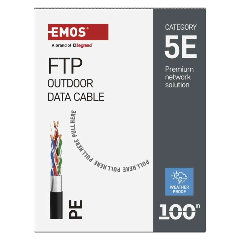 FTP KABEL CAT5E PE 100M OUTDOOR 5