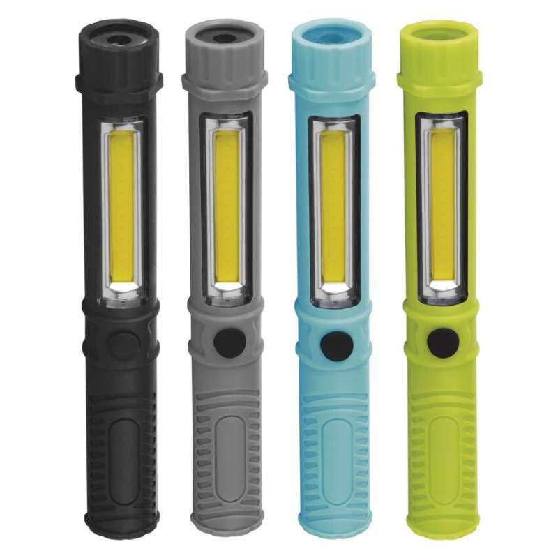 Baterkové púzdro LED 3W COB + 1x LED 3xAAA batéria plast P3897 2