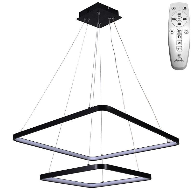 LED závesné svietidlo na lanku + diaľkový ovládač 90W - J4306/B 5