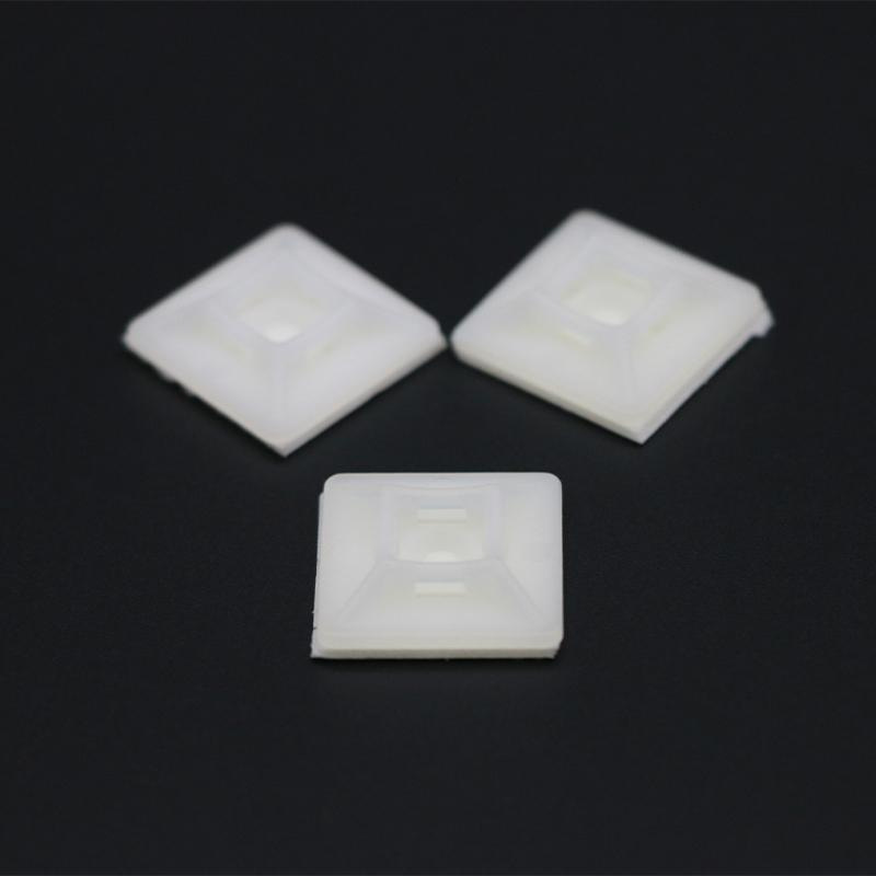 Samolepiaci držiak na viazaciu pásku max 4,8mm prírodná 100ks - TMA2828 1