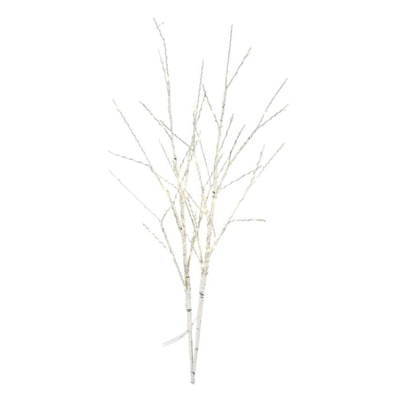 100LED BIRCH BRANCH WW SET 2 PCS