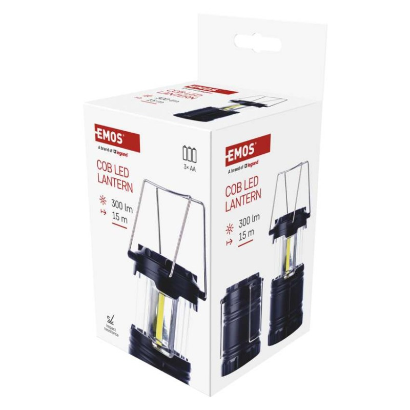Kempingová svítilna COB LED, na 3xAA 6