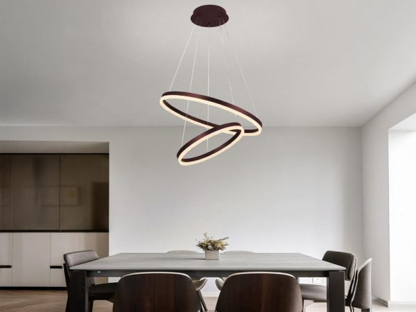 LED závesná lampa na lanku + diaľkový ovládač 70W - J4310/BR 10