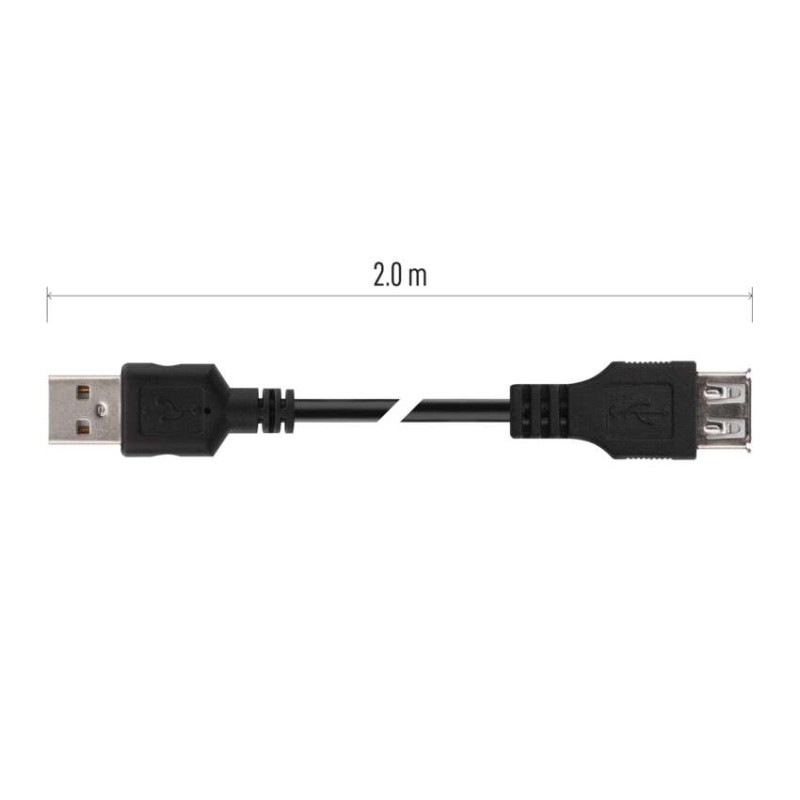 USB 2.0 A/M-A/F 2M 5