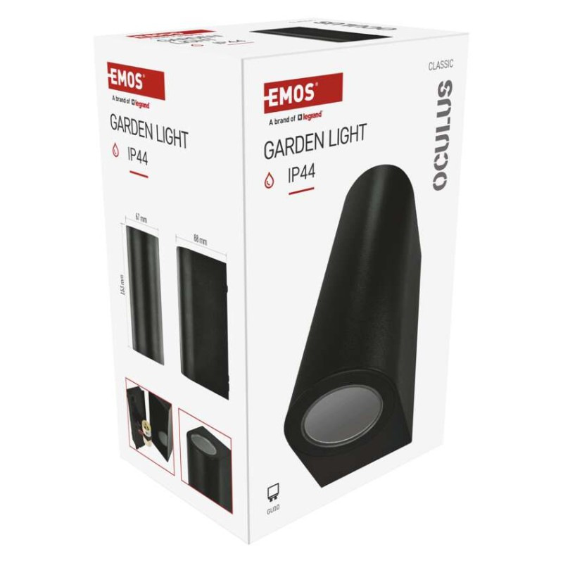 LED ZAHRADNÍ SVÍTIDLO,2xGU10,IP44,MAX 35 13