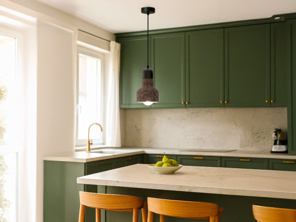 Závesné svietidlo Terrazzo / červená 1 x E27 - ME0214R/R 4