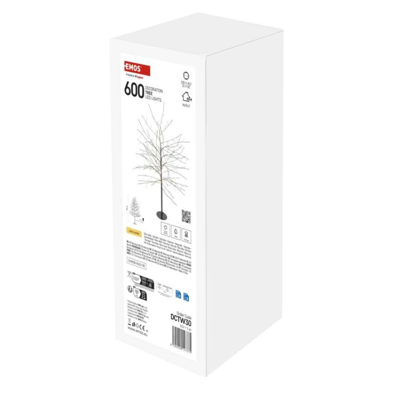 600 NANO LED TREE 120 CM IP44 WW 1