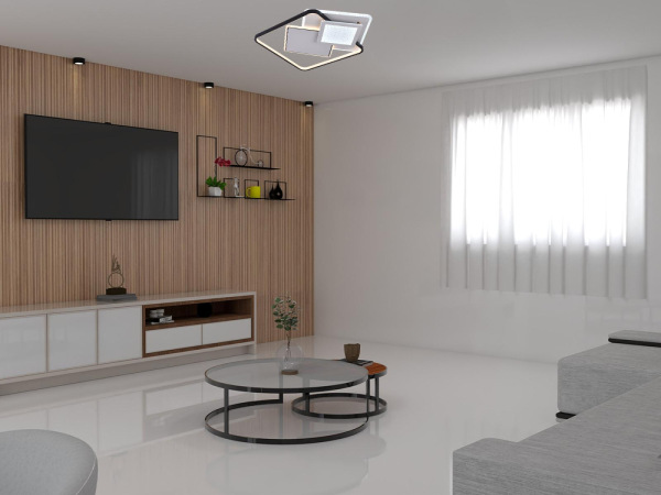 LED stropné svietidlo s diaľkovým ovládačom 85W - J1334/W 1