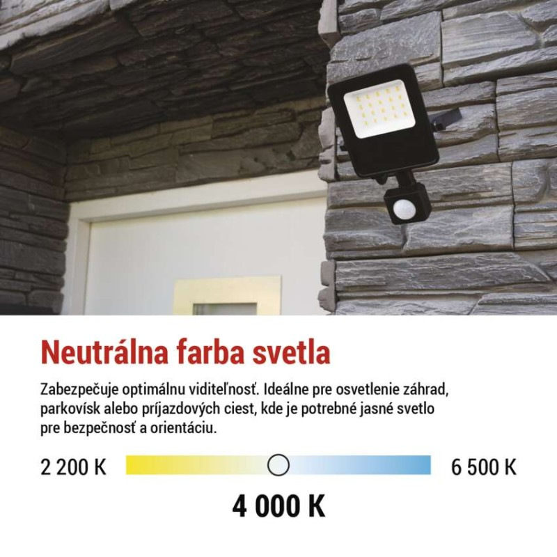 LED REFLEKTOR VISIO 10W 1500LM IP54 NW P 10