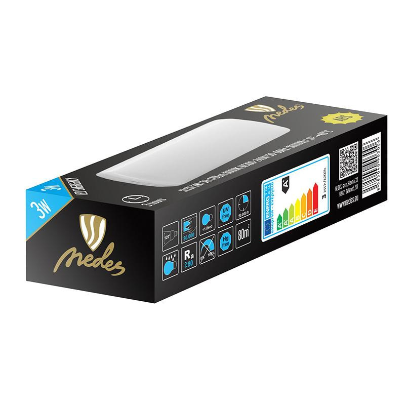 LED núdzové svietidlo 3W / 3h / IP20 - LEL401 6