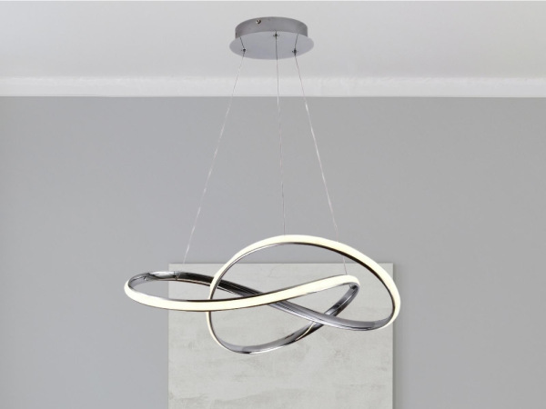 LED závesné svietidlo + diaľkový ovládač 70W - J4331/CH 9