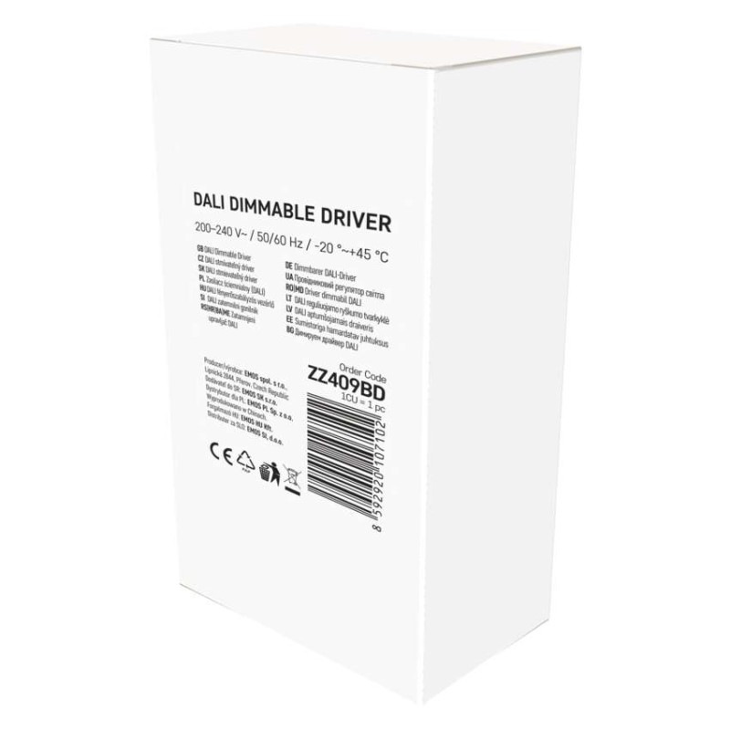 LED Driver ZZ409BD 1050mA 40W DALI pre LED svietidla CC EMOS 4