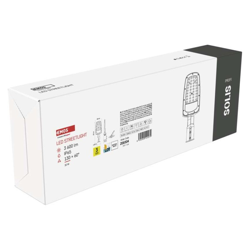 LED Street light SOLIS 30W 3600LM NW 13