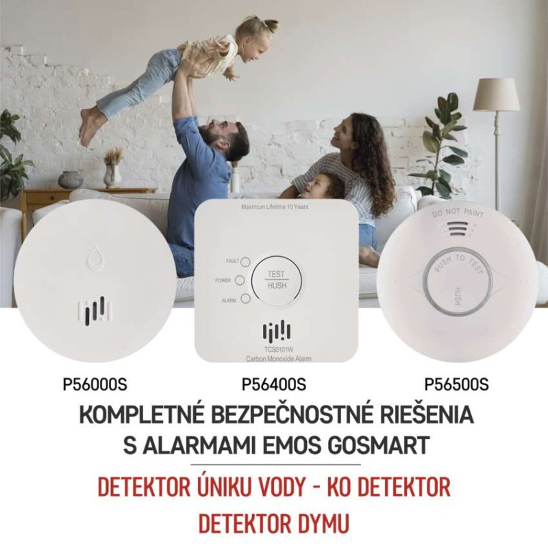 GOSMART DETEKTOR KOUŘE TS380C-HW 3