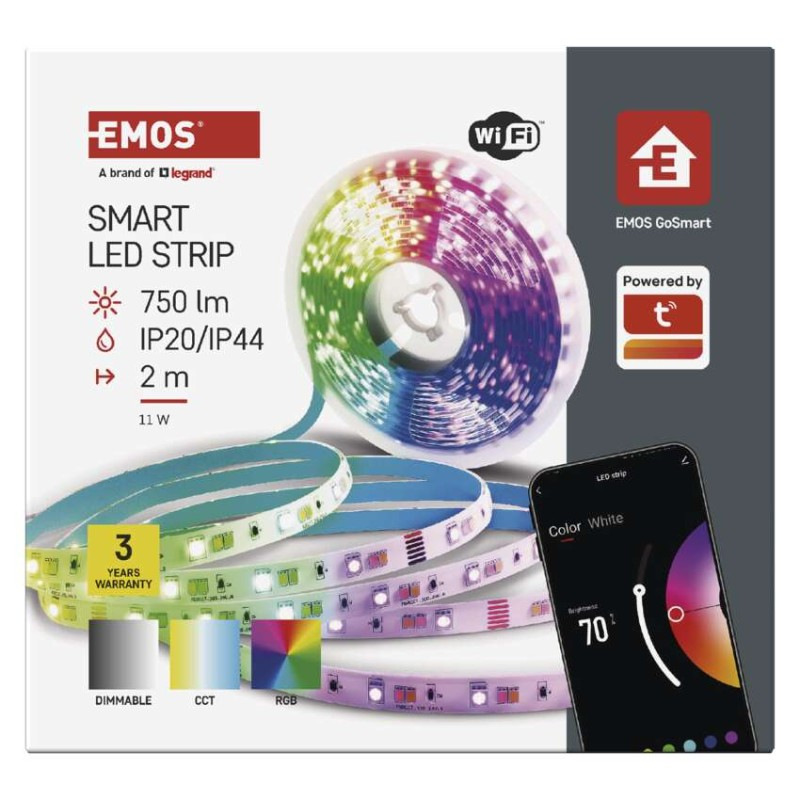 LED GOSMART STRIP 11W 450lm 2m WIFI RGBC 7