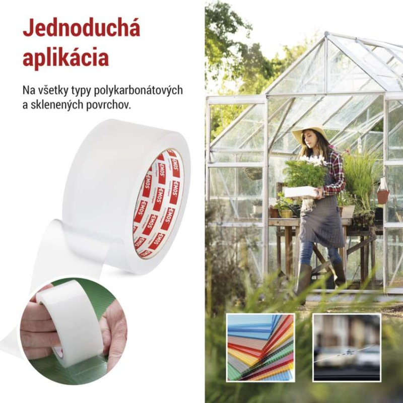 PÁSKA OPRAVNÁ SKLENÍKOVÁ TRANSPARENTNÍ 5 2