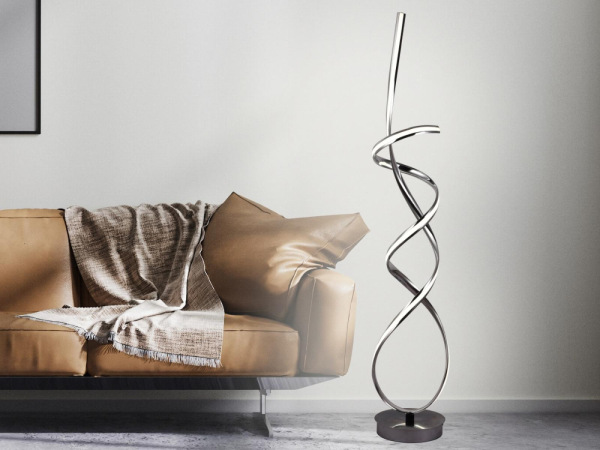 LED dizajnová stojaca lampa 80W - JF2302/CH 9