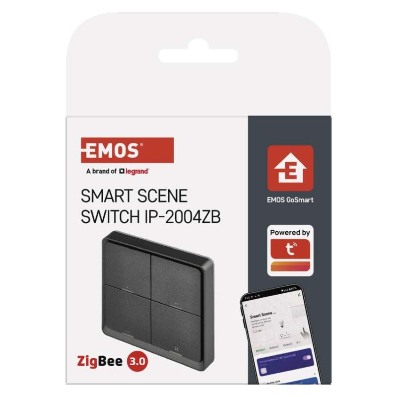 GOSMART SCÉNICKÝ VYPÍNAČ 4TL IP-2004ZB Z 9