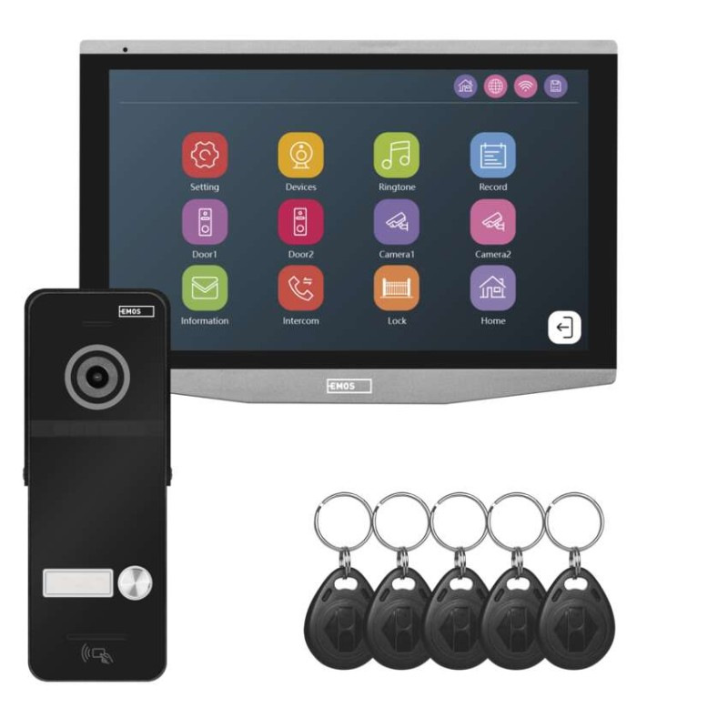 Videovrátnik GoSmart sada IP-750A s WIFI  H4020 4