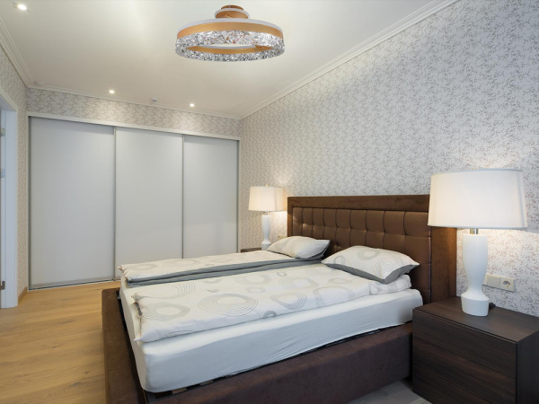 LED luxusné stropné krištáľové svietidlo s diaľkovým ovládačom 85W - TA1306/G 7