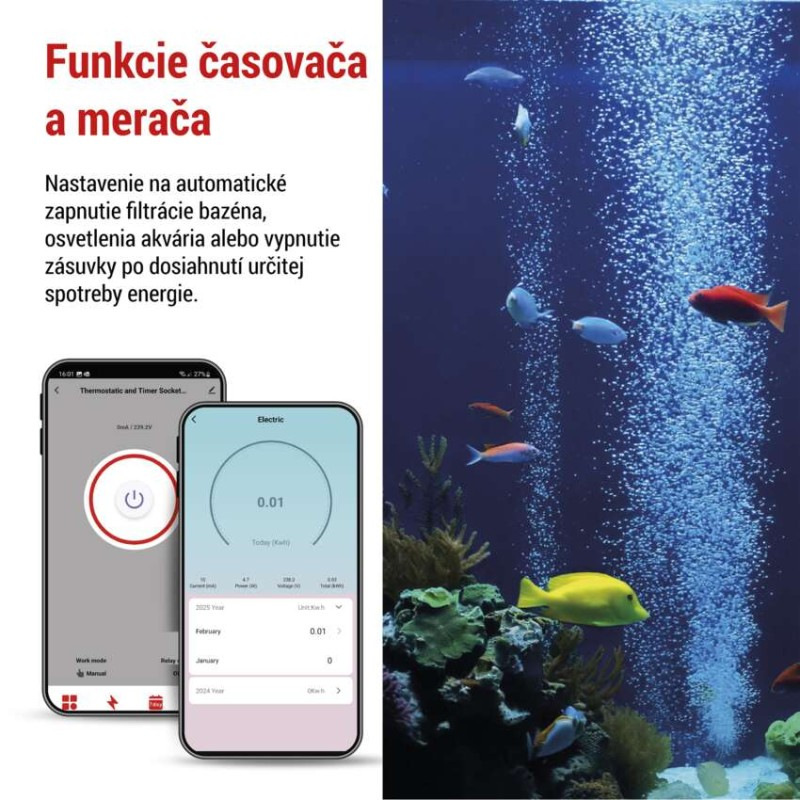 Termostat do zásuvky GoSmart dig.časovač 2v1,WIFI  P56601FR 4