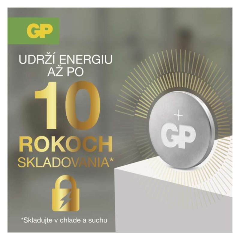 Batéria GP CR2032 3V 210mAh líthiová gombíková B1532 EMOS 2