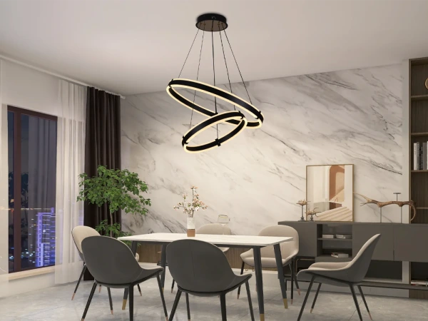 LED závesné svietidlo + diaľkový ovládač 140W - J4339/B 10