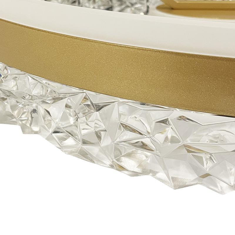 LED luxusné stropné krištáľové svietidlo s diaľkovým ovládačom 85W - TA1306/G 12