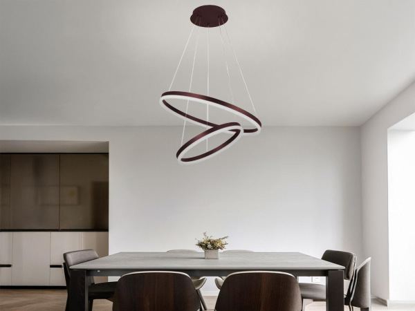 LED závesná lampa na lanku + diaľkový ovládač 70W - J4310/BR 6