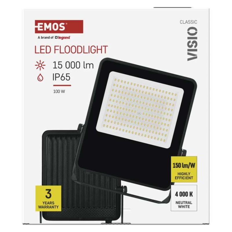 Reflektor LED VISIO 100W 15000lm IP65  ZS2553 13