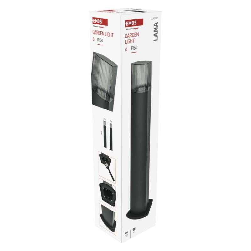 LED ZAHRADNÍ SVÍTIDLO,E27,IP54,MAX 25W,S 13