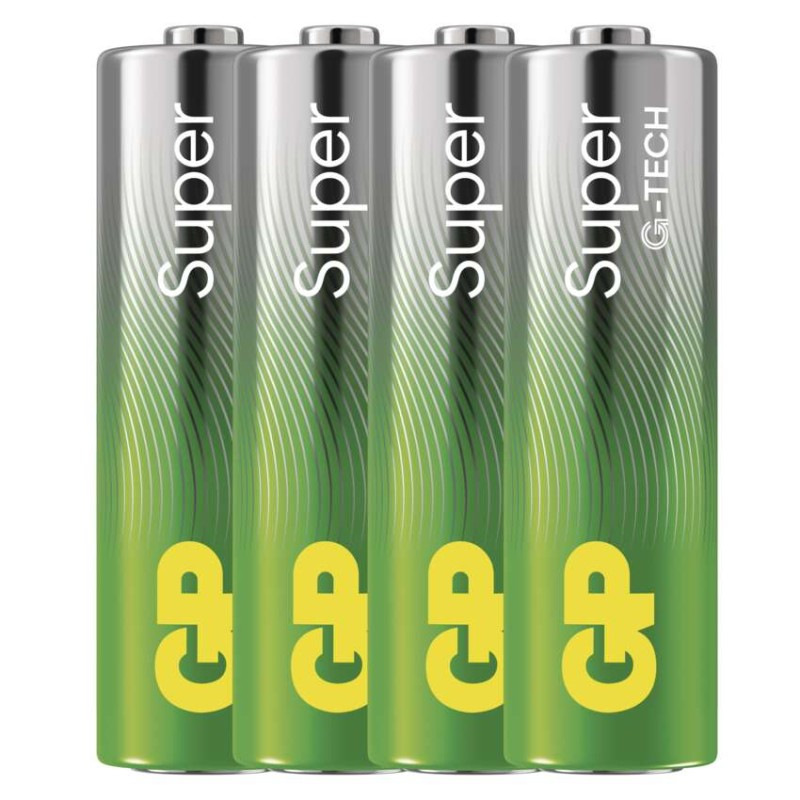 Batéria GP LR06 SUPER AA bal.-4ks alkalická B01214