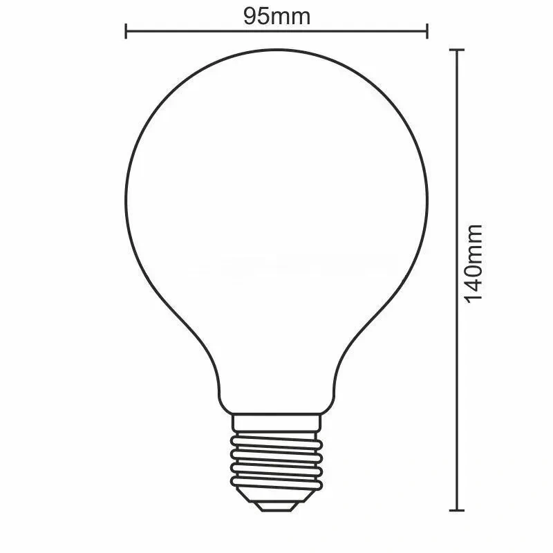 LED žiarovka / filament 11W - G95 / E27 / 4000K - ZLF921D 5