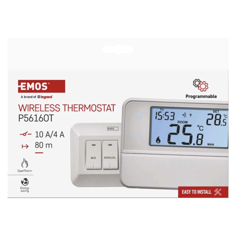TERMOSTAT BEZDRÁT.PROG. P5616OT 11
