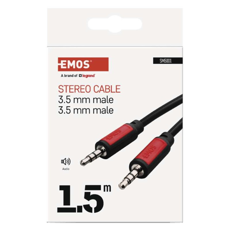 3,5MM ST/M-3,5MM ST/M 1,5M ČERNÁ 2