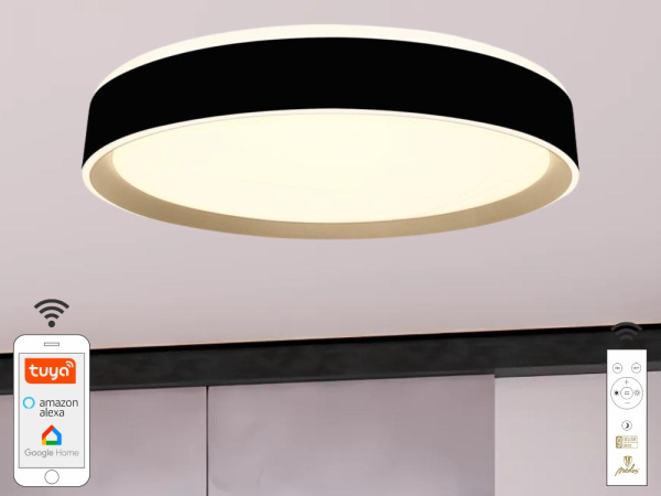 LED stropná lampa OPAL + diaľkový ovládač + Wifi 48W - LC902MB 6