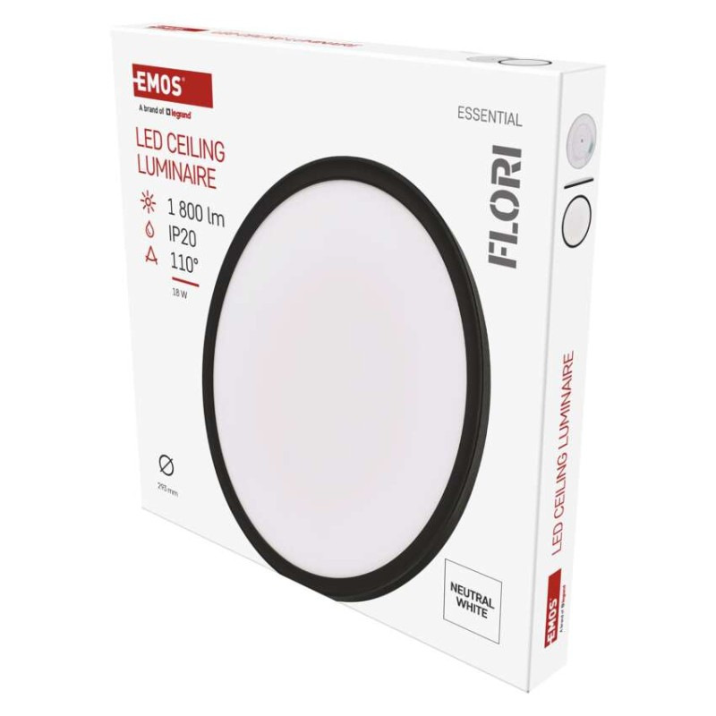 LED SVÍTIDLO FLORI PŘ.K 18W 1800LM NW IP