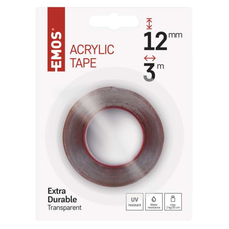 Akrylová oboustranná páska 12mm / 3m, či 2