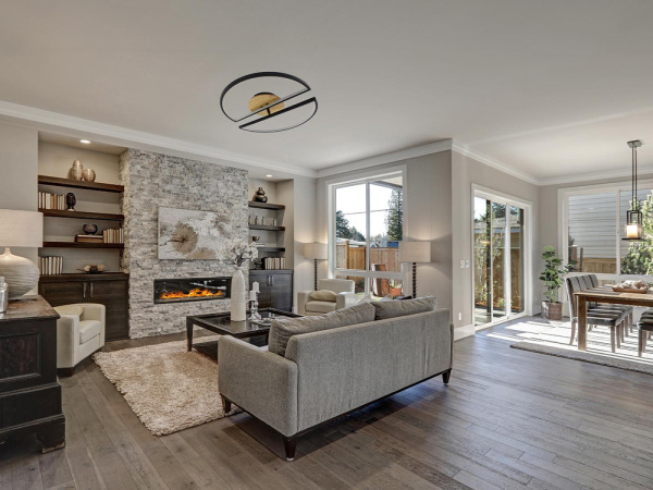 LED stropné svietidlo s diaľkovým ovládačom 75W - TA1303/BW 8