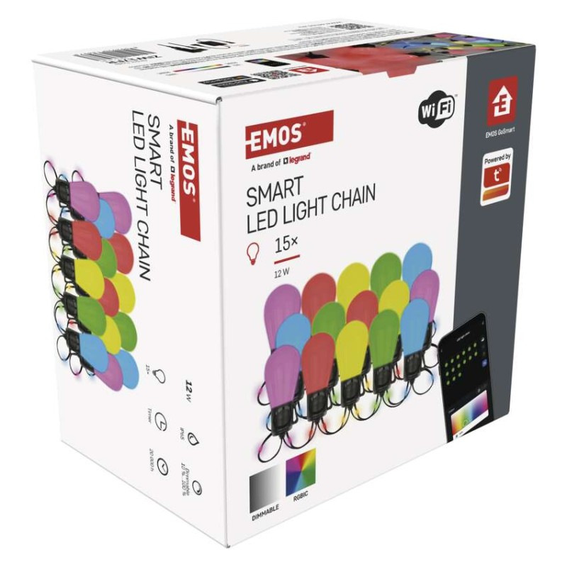 GOSMART LED SVĚTELNÝ ŘETĚZ 15x PÁRTY ŽÁR 11