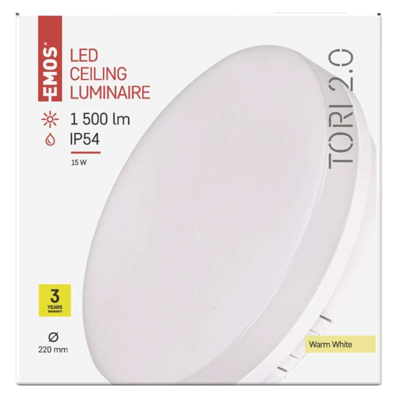 LED TORI PŘ.KR 15W IP54 WW B 8