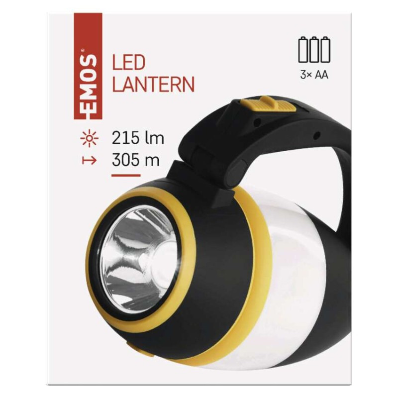 LED multifunkčné kempingové svietidlo P4008, 215 lm, 3x AA 7