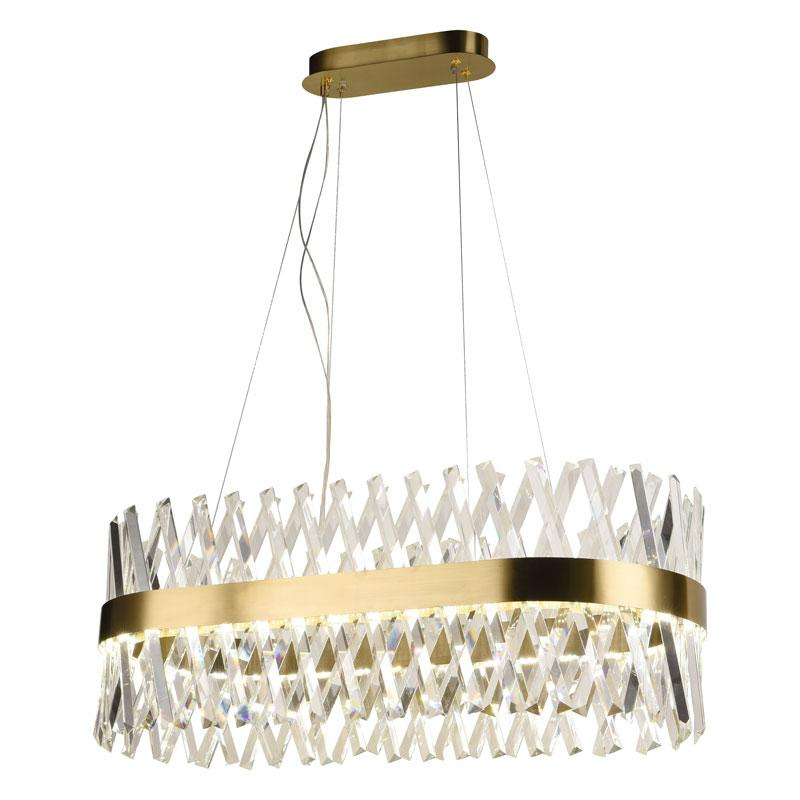 LED krištáľový luster + diaľkový ovládač 90W - J6307/C 7