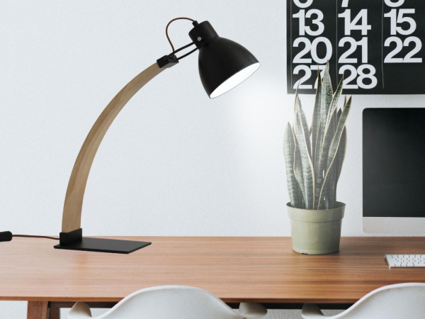 Stolná lampa z masívneho dreva E27 / 60W - WRE161 4