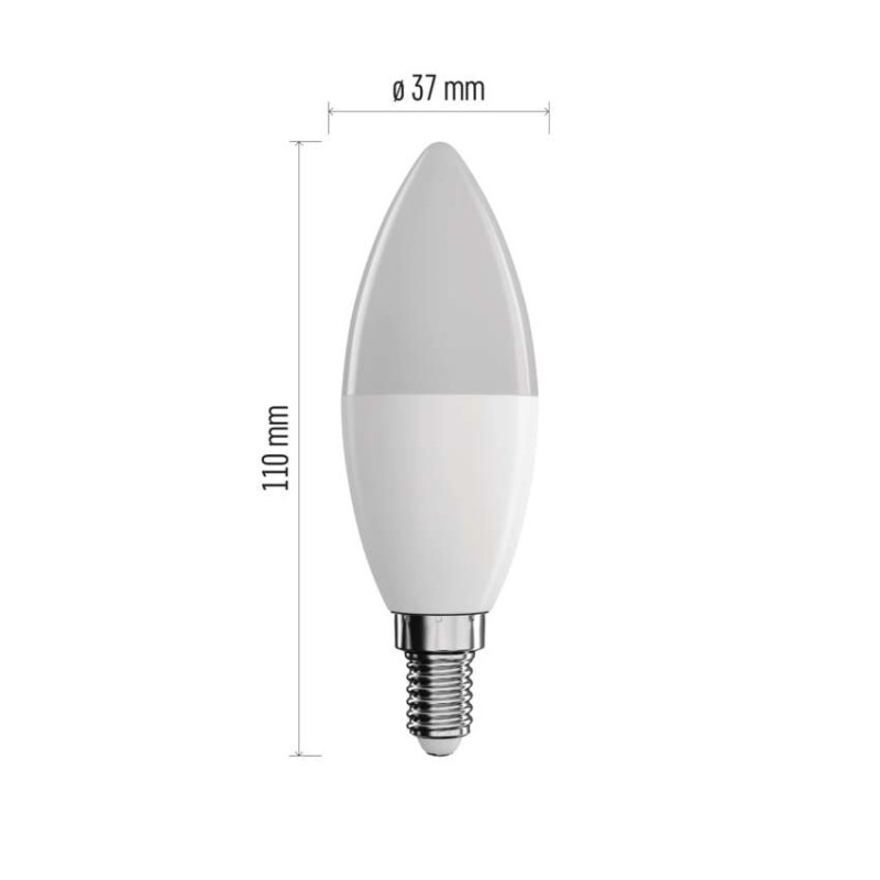 LED GOSMART C37 4,8W(40W) 470lmE14 ZIGBE 1