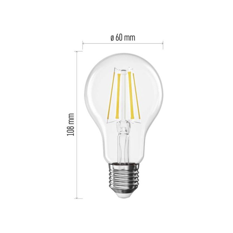 LED FLM A60 5,9W(60W) 806lm E27 NW