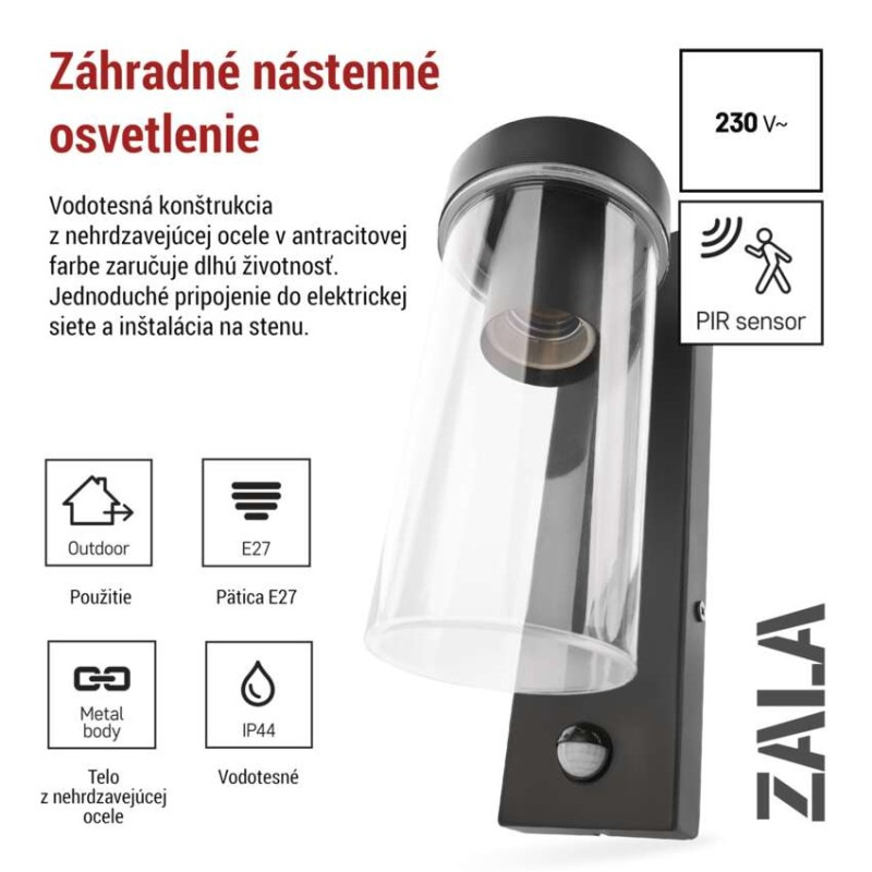 LED ZAHRADNÍ SVÍTIDLO,E27,IP44,MAX 15W,N 2