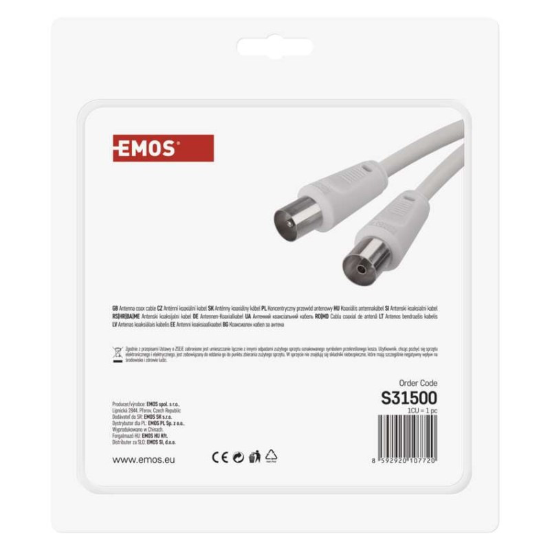 ANTÉNNÍ KOAX. KABEL 15M 3