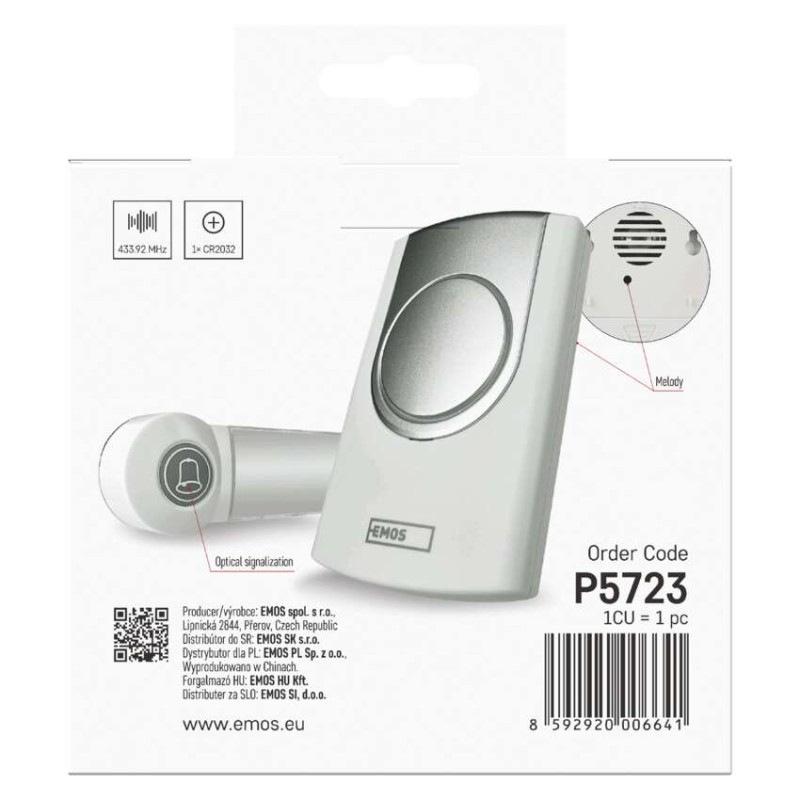 98098 BEZDRÁTOVÝ ZVONEK 11