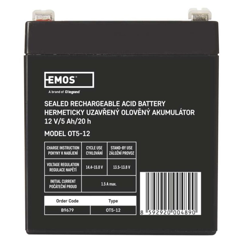 AKUM SLA 12V 5Ah FA6,3